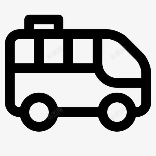 巴士旅游交通图标svg_新图网 https://ixintu.com 交通 巴士 度假 旅游
