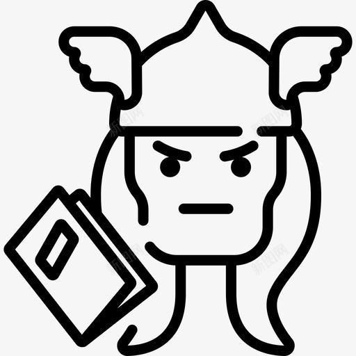 漫画书文学26直系图标svg_新图网 https://ixintu.com 文学26 漫画书 直系