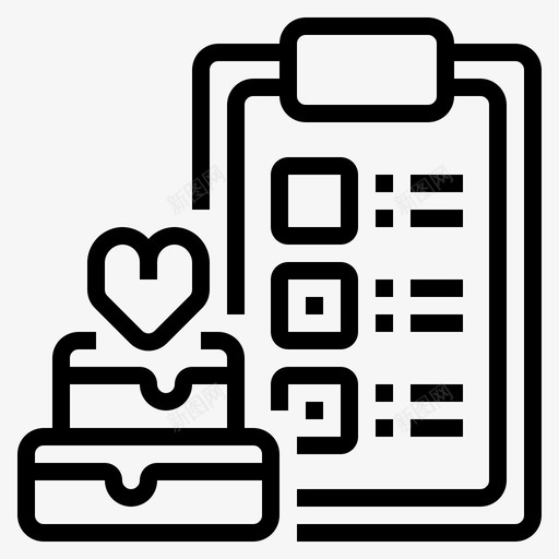 婚礼191婚礼大纲图标svg_新图网 https://ixintu.com 大纲 婚礼
