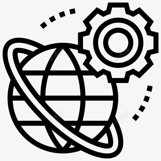 全球编程63线性图标svg_新图网 https://ixintu.com 全球 线性 编程63