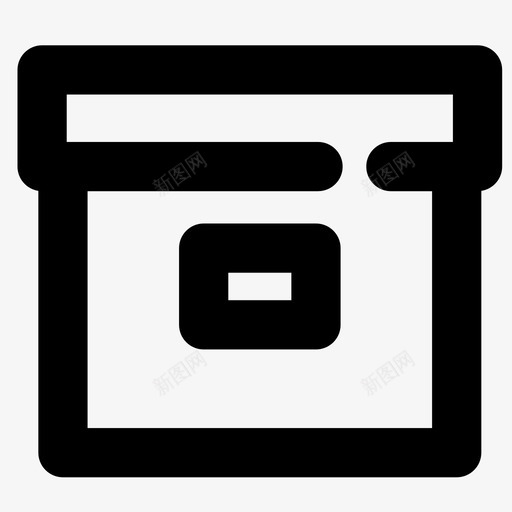 储物箱内容物图标svg_新图网 https://ixintu.com 储物箱 内容