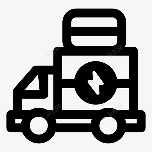 电动汽车汽车充电器图标svg_新图网 https://ixintu.com 充电器 插头 汽车 环境 电动汽车