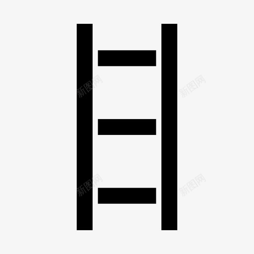梯子构造楼梯图标svg_新图网 https://ixintu.com 向上 图示 家具 构造 梯子 楼梯