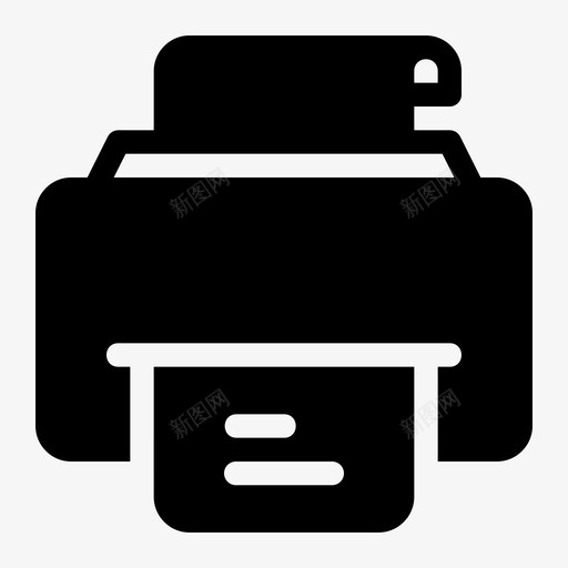 打印机电子办公图标svg_新图网 https://ixintu.com 办公 印刷 打印机 技术 电子