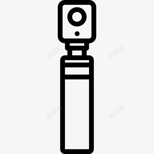 检眼镜医疗器械25线性图标svg_新图网 https://ixintu.com 医疗器械 检眼镜 线性
