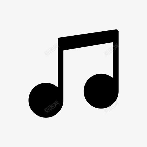 音乐音频节拍图标svg_新图网 https://ixintu.com 节拍 音乐 音符 音调 音频