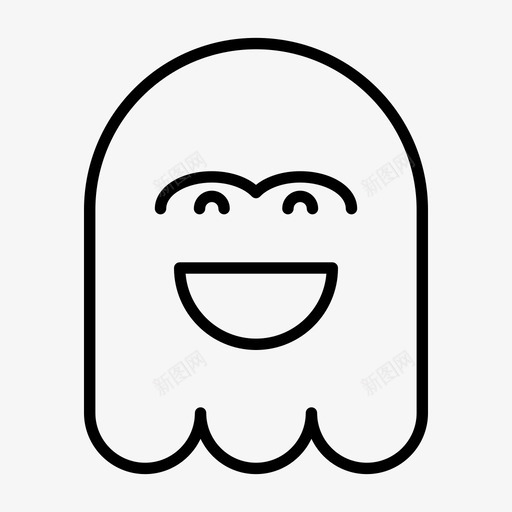 鬼魂嘘声表情符号图标svg_新图网 https://ixintu.com 1行 万圣节 嘘声 幽灵 符号 表情 鬼魂