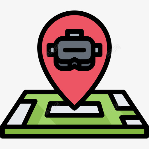 Vr眼镜虚拟现实90彩色图标svg_新图网 https://ixintu.com Vr 彩色 眼镜 虚拟现实