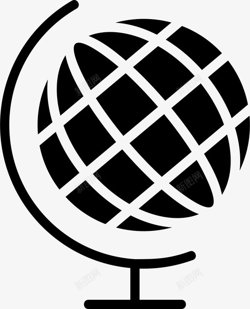 地球互联网星球图标svg_新图网 https://ixintu.com 世界 互联网 地球 旅行 星球