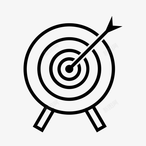 瞄准靶心射击图标svg_新图网 https://ixintu.com 射击 狙击手 瞄准 瞄准准心 靶心