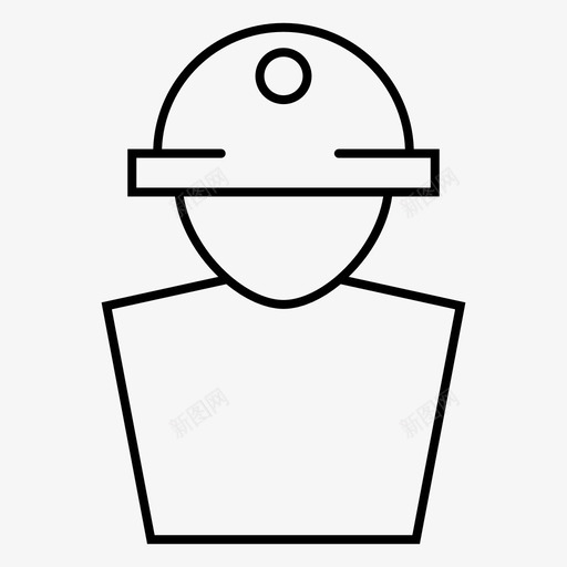 消防员战士装备图标svg_新图网 https://ixintu.com 制服 战士 消防员 装备