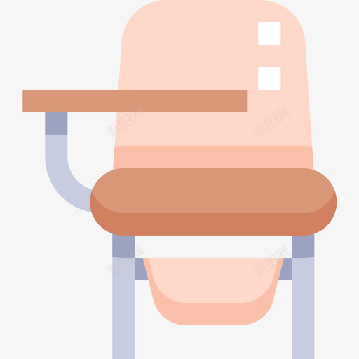 书桌椅学校和教育5平的图标svg_新图网 https://ixintu.com 书桌 学校 平的 教育 桌椅