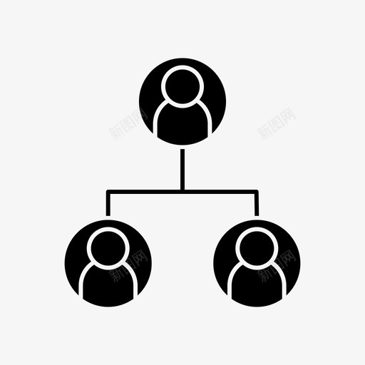 组织流程图组图标svg_新图网 https://ixintu.com 团队 图标 字形 流程图 管理 组织