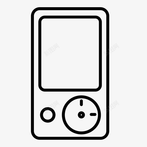 mp3音频设备图标svg_新图网 https://ixintu.com 播放器 设备 音乐 音频