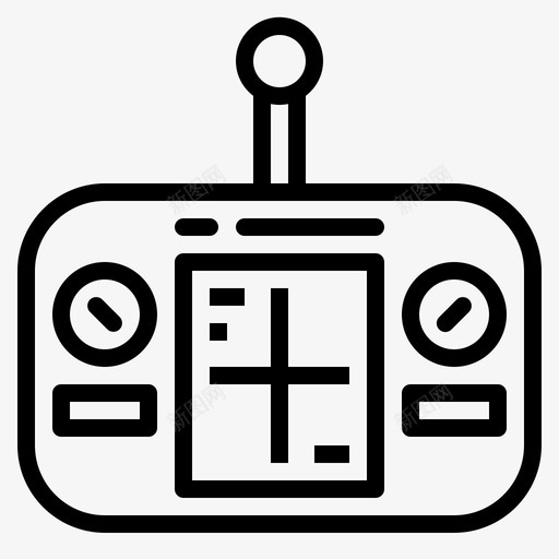 遥控器控制器电子设备图标svg_新图网 https://ixintu.com 控制器 无人机元件 电子设备 遥控器