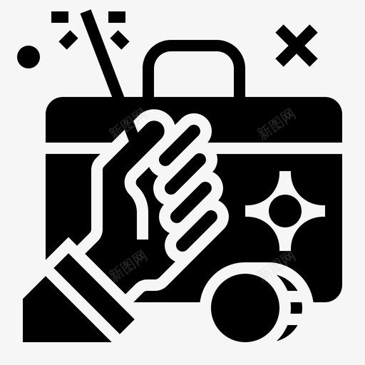 机会公文包生意图标svg_新图网 https://ixintu.com 公文包 市场经济 机会 生意 策略