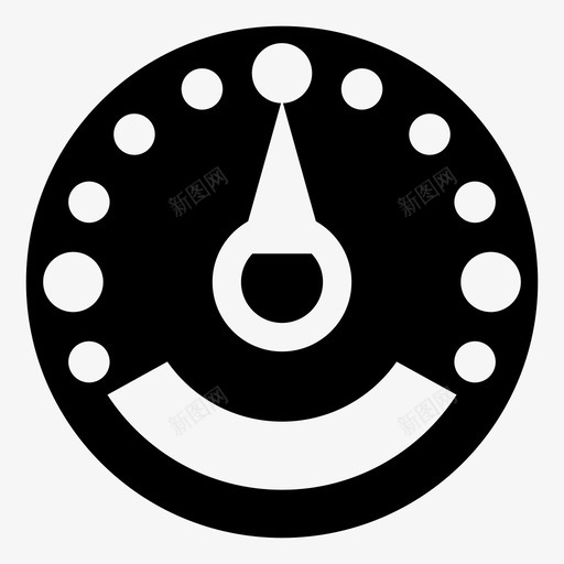 车速表气压表显示器图标svg_新图网 https://ixintu.com 信息图表 指示器 显示器 气压表 车速表