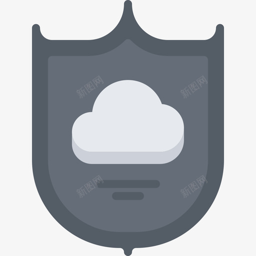 Shield云技术32扁平图标svg_新图网 https://ixintu.com Shield 云技术32 扁平