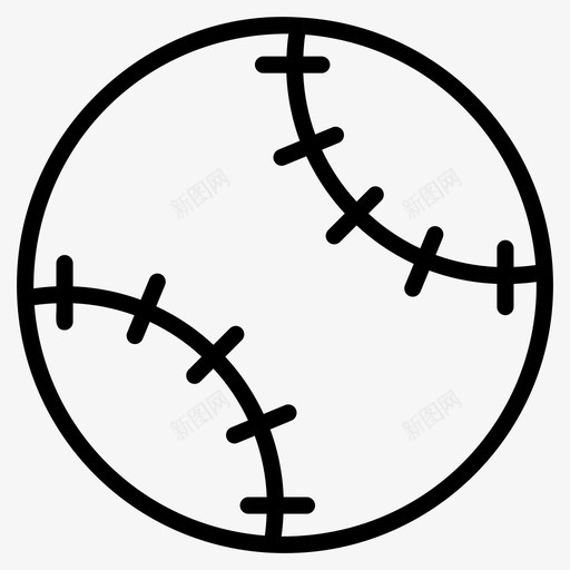 棒球垒球运动配件图标svg_新图网 https://ixintu.com 图标 垒球 奖励 棒球 设备 运动 配件