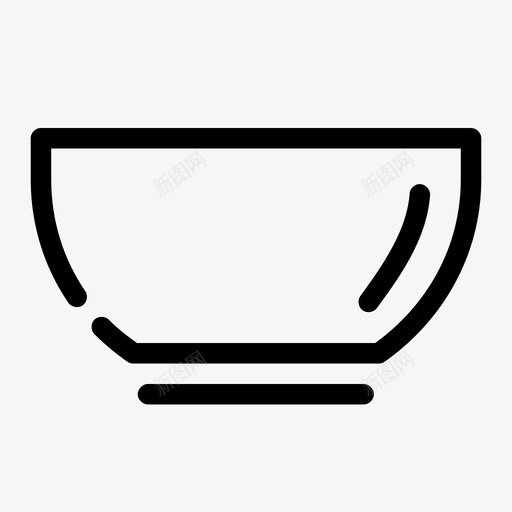 碗饮料食物图标svg_新图网 https://ixintu.com 介质 厨房 间隙 随机 食物 饮料