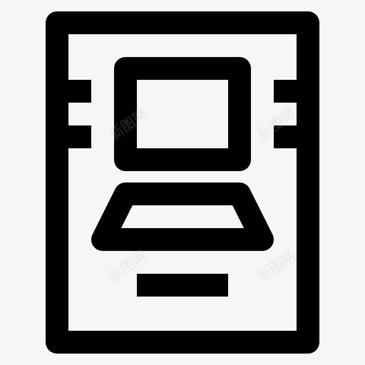 atmatm机银行图标svg_新图网 https://ixintu.com 32px atm 信贷 取款 货币 银行