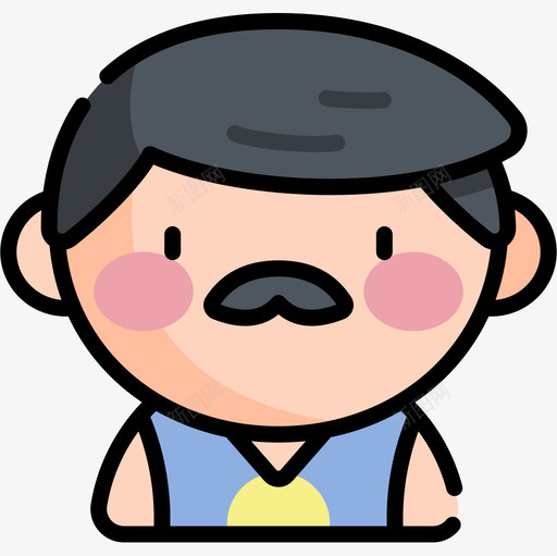 男9号游泳池线性颜色图标svg_新图网 https://ixintu.com 9号 游泳池 线性 颜色