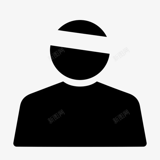 病人康复者受伤者图标svg_新图网 https://ixintu.com 一般 健康 单位 受伤者 图标 康复 病人