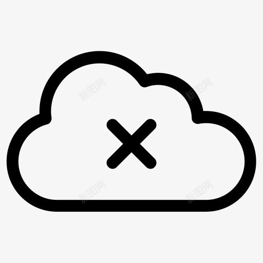 离线无数据无互联网图标svg_新图网 https://ixintu.com 不允许 互联网 数据 无数 服务器 禁止 离线 网络