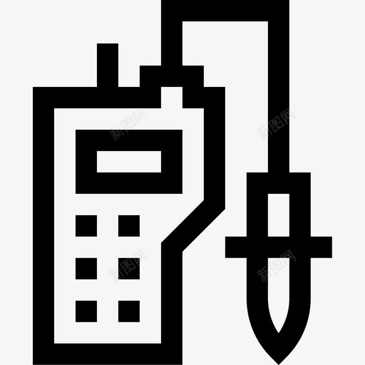 Ph计实验室16线性图标svg_新图网 https://ixintu.com 实验室 线性