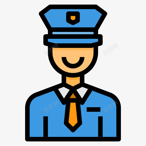 警察罪案23直系肤色图标svg_新图网 https://ixintu.com 直系 罪案 肤色 警察