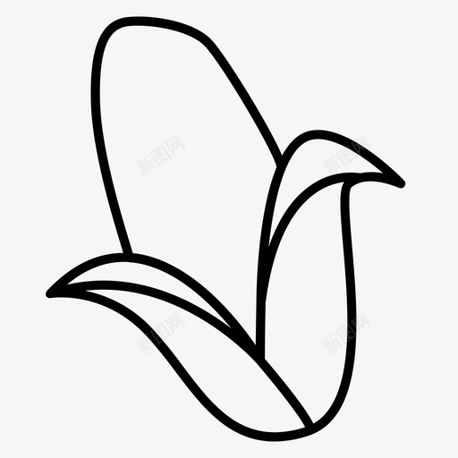 玉米玉米秸秆作物图标svg_新图网 https://ixintu.com 作物 农场 玉米 秸秆
