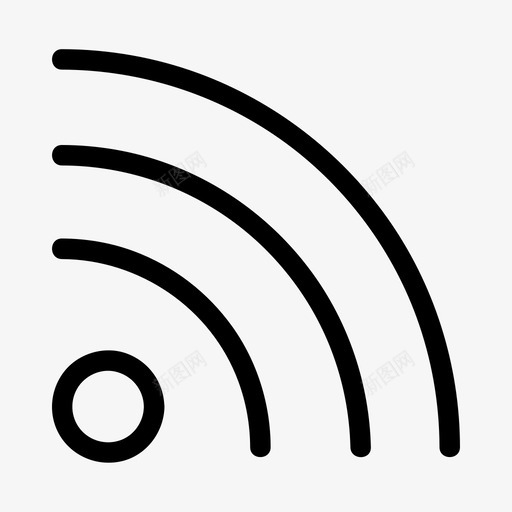 博客订阅源新闻图标svg_新图网 https://ixintu.com rss web 信号 博客 新闻 订阅源