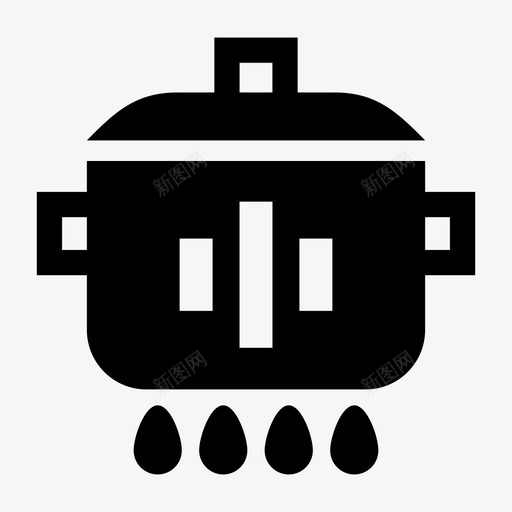 酱汁锅厨师烹饪图标svg_新图网 https://ixintu.com 厨师 厨房 器具 烹饪 酱汁锅