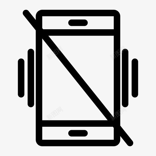 安静哑静音图标svg_新图网 https://ixintu.com 声音 安静 没有 电脑 静音