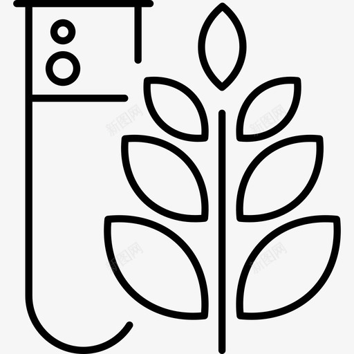 农业科学生物植物学图标svg_新图网 https://ixintu.com 农业科学 植物学 生物