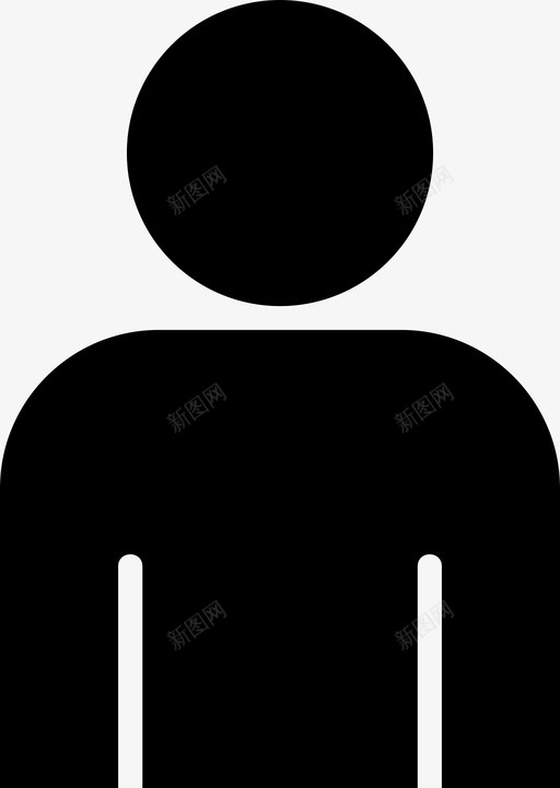 人物头像身份证图标svg_新图网 https://ixintu.com 人物 头像 用户 身份证
