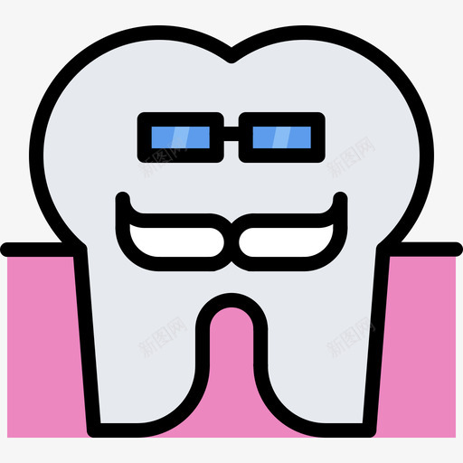 牙医牙医56彩色图标svg_新图网 https://ixintu.com 彩色 牙医 牙医56