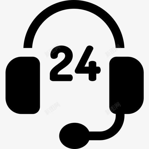 24小时支持25已满图标svg_新图网 https://ixintu.com 小时 已满 支持