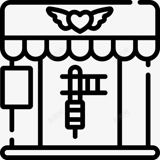 纹身工作室纹身工作室17线性图标svg_新图网 https://ixintu.com 纹身工作室 纹身工作室17 线性