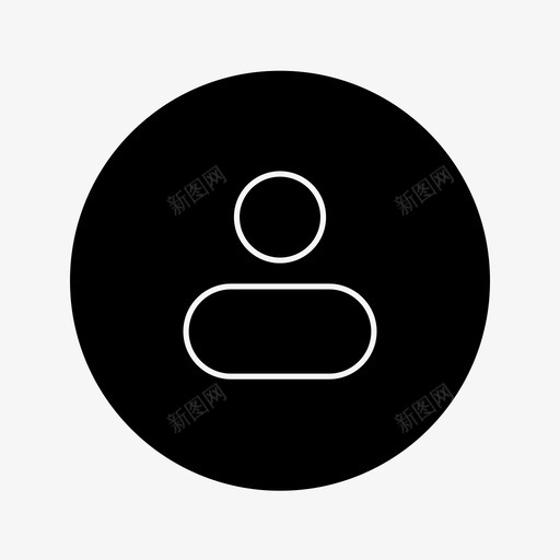 用户帐户自定义图标svg_新图网 https://ixintu.com 帐户 用户 自定义 角色 配置文件