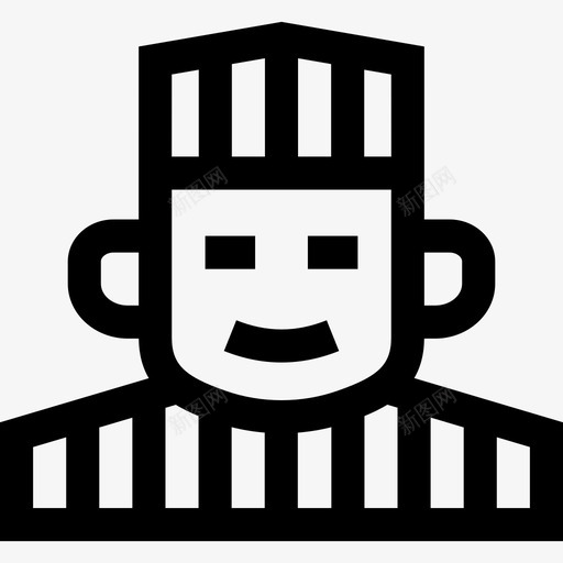 囚犯万圣节服装化身8直系图标svg_新图网 https://ixintu.com 万圣节 化身 囚犯 服装 直系