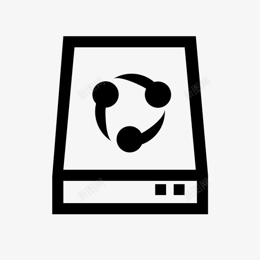 云硬盘 svg_新图网 https://ixintu.com 云硬盘