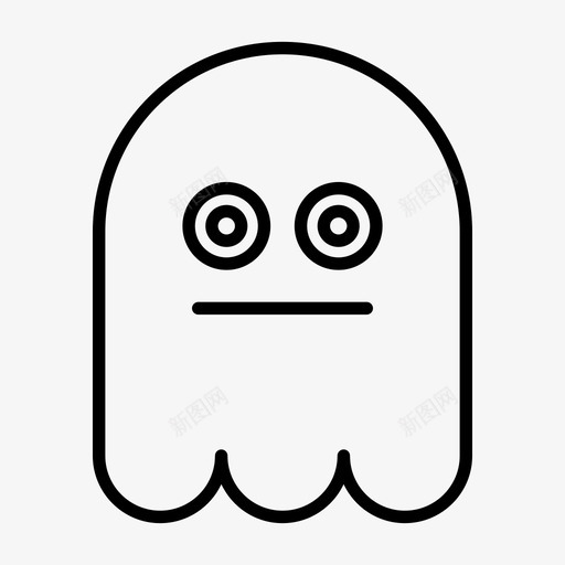 鬼魂表情符号万圣节图标svg_新图网 https://ixintu.com 万圣节 眩晕 符号 表情 鬼魂