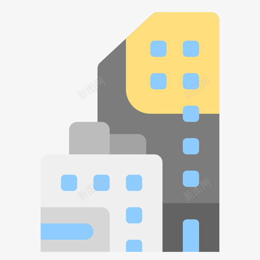 公寓工作日1图标svg_新图网 https://ixintu.com 公寓 工作日