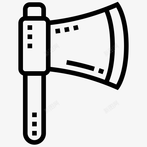 斧头木匠切割图标svg_新图网 https://ixintu.com 切割 工具 户外娱乐线 斧头 木匠 木材