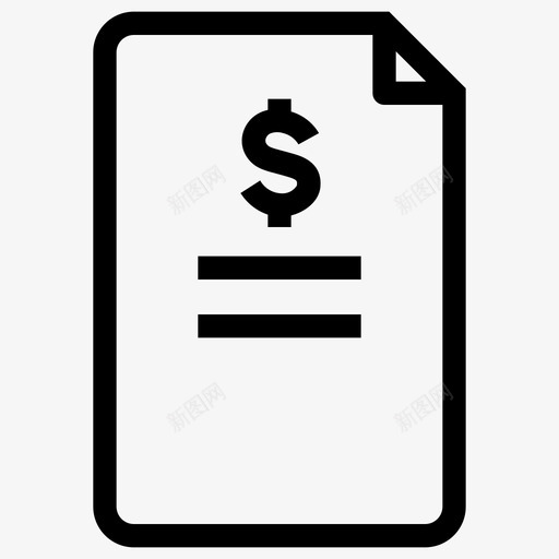 银行对账单银行业务文件图标svg_新图网 https://ixintu.com 文件 概要 财务 账单 银行 银行业务