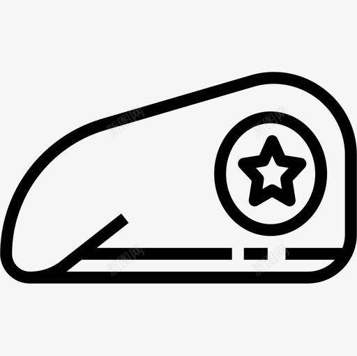 军帽军用30直系图标svg_新图网 https://ixintu.com 军帽 军用 直系