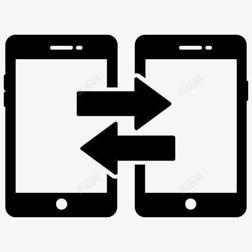 移动传输数据交换数据发送图标svg_新图网 https://ixintu.com 交换 传输 共享 发送 同步 数据 数据传输 移动 立体 网络 通信