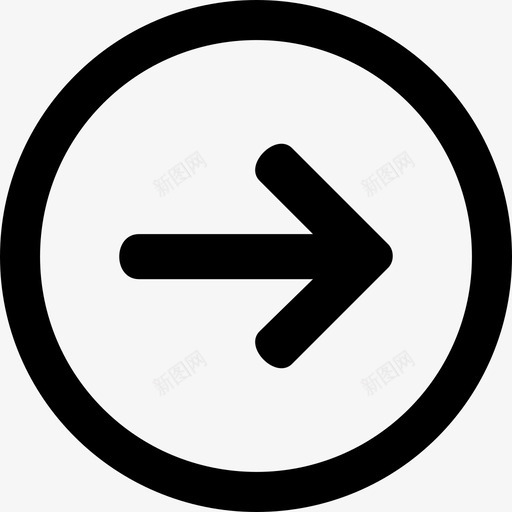 箭头前进导航图标svg_新图网 https://ixintu.com 下一个 前进 导航 箭头