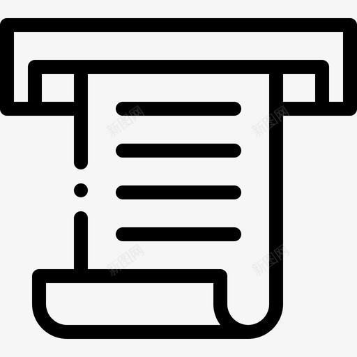 账单付款46直线图标svg_新图网 https://ixintu.com 付款46 直线 账单